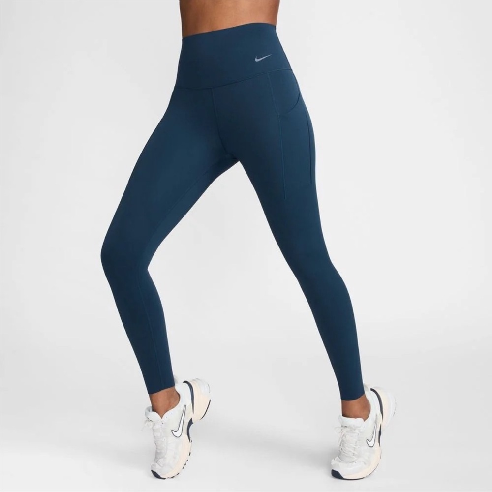 NWOT Nike Universa legging with pockets xl - blue/green color